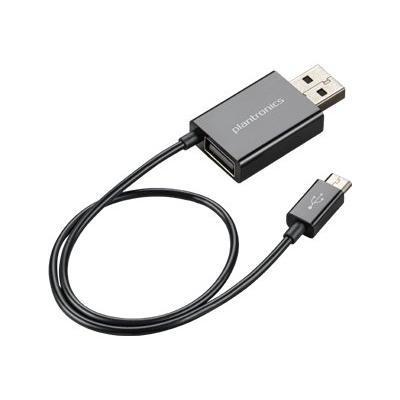 Plantronics 87090 01 M155 Charging Cable USB power cable USB power only M to Micro USB Type B power only M black for Marque M155