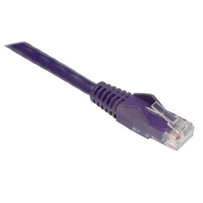 TrippLite N201 010 PU 10ft Cat6 Gigabit Snagless Molded Patch Cable RJ45 M M Purple 10 Patch cable RJ 45 M to RJ 45 M 10 ft UTP CAT 6 molded s