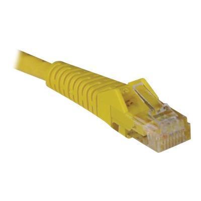 TrippLite N201 015 YW 15ft Cat6 Gigabit Snagless Molded Patch Cable RJ45 M M Yellow 15 Patch cable RJ 45 M to RJ 45 M 15 ft UTP CAT 6 molded s