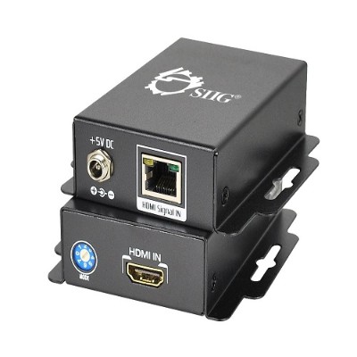SIIG CE H20L11 S1 HDMI Extender CE H20L11 S1 Transmitting and Receiving Units Video audio extender HDMI up to 197 ft