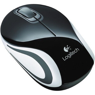 Logitech 910 002726 M187 Mouse optical wireless 2.4 GHz USB wireless receiver black