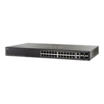 Cisco Sf500-24p-k9-ar Small Business Sf500-24p - Switch - Managed - 24 X 10/100 (poe)   2 X Combo Gigabit Sfp   2 X Sfp - Rack-mountable - Poe