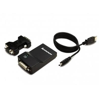Lenovo 0B47072 USB 3.0 to DVI VGA Monitor Adapter External video adapter USB 3.0 DVI for ThinkCentre M700 M800 M900 Thinkpad 13 ThinkPad E57X T460