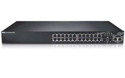 Dell 469-3412 PowerConnect 3524 - Switch - managed - 24 x 10/100 + 2 x Gigabit SFP + 2 x 10/100/1000 - desktop rack-mountable Dell 469-3412 PowerConnect 3524 - Switch - managed - 24 x 10/100 + 2 x Gigabit SFP + 2 x 10/100/1000 - desktop rack-mountable