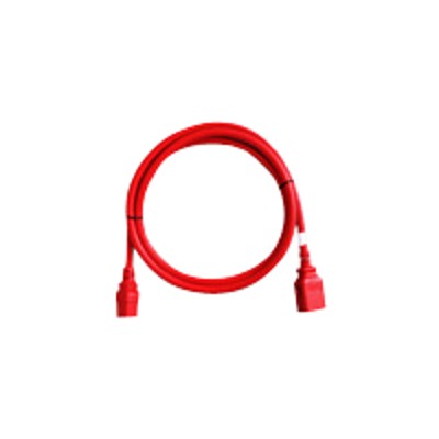 Raritan Computer SLC14C13 3FTK1 6PK SecureLock Power cable IEC 320 EN 60320 C14 to IEC 320 EN 60320 C13 3 ft coiled red pack of 6