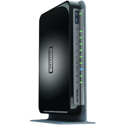 NetGear WNDR4300 100NAS WNDR4300 Premium Edition wireless router 4 port switch GigE 802.11a b g n Dual Band