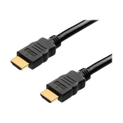 4XEM 4XHDMIMM50FT HDMI with Ethernet cable HDMI M to HDMI M 50 ft shielded black