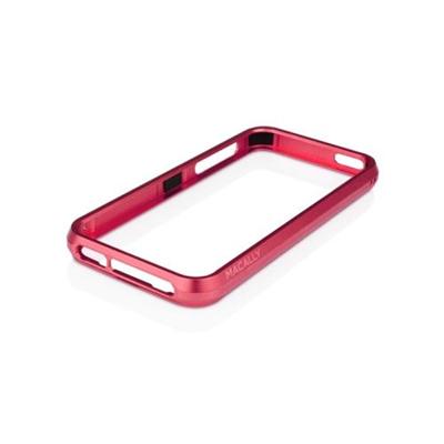 Macally Aluminum Frame iPhone 5 Case ALUMRIM5R Red