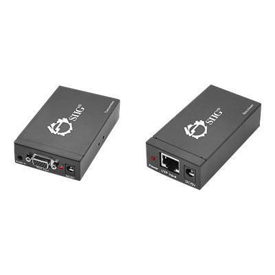 SIIG CE VG0N11 S1 VGA Audio CAT5 Extender Kit Video audio extender up to 1000 ft