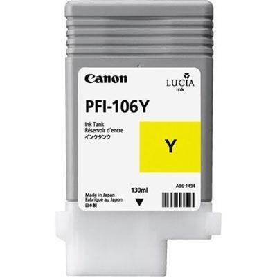 Canon 6624B001AA PFI 106 Y 130 ml yellow original ink tank for imagePROGRAF iPF6400 iPF6400SE IPF6450