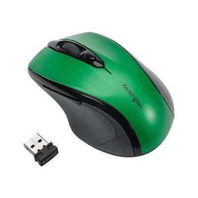 Kensington K72424WW Pro Fit Mid Size Mouse optical wireless 2.4 GHz USB wireless receiver emerald green