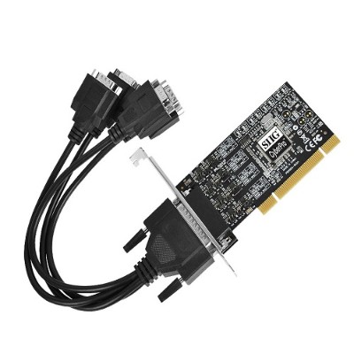 SIIG ID P40311 S1 ID P40311 S1 Serial adapter PCI low profile RS 422 485 black