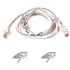 15Ft. RJ45 FastCAT 5e Patch Cable Snagless Molded White
