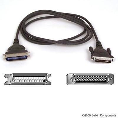 25ft Standard Parallel Printer Cable