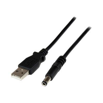 StarTech.com USB2TYPEN1M 1m USB to Type N Barrel 5V DC Power Cable USB A to 5.5mm DC Power cable USB power only M to DC jack 5.5 x 2.5 mm M 3.3 ft