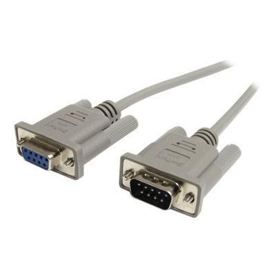 StarTech.com MXT1003 Straight Through Serial Cable DB9 Serial extension cable DB 9 M to DB 9 F 3 ft gray
