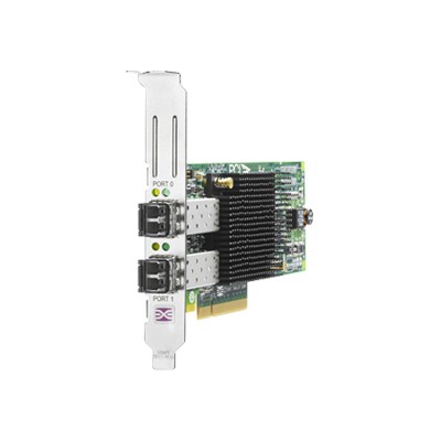 Hewlett Packard Enterprise AJ763B 82E Host bus adapter PCIe 2.0 x4 PCIe x8 low profile 8Gb Fibre Channel x 2 for Modular Smart Array 1040 2040 ProLi