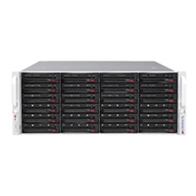 Super Micro SSG 6047R E1R24L Supermicro SuperStorage Server 6047R E1R24L Server rack mountable 4U 2 way RAM 0 MB SATA SAS hot swap 3.5 no HDD