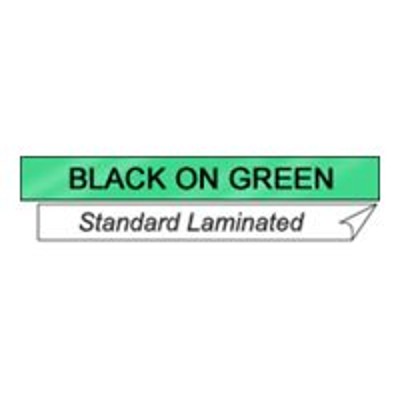 Brother TX7311 1/2 Black on Green Brother TX7311 1/2 Black on Green