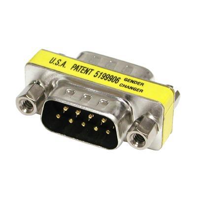DB9 M/M Mini Gender Changer Adapter