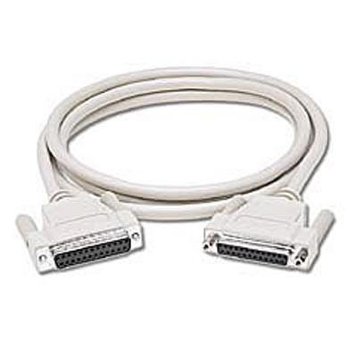 Cables To Go 03011 Null modem cable DB 25 F to DB 25 F 6 ft beige