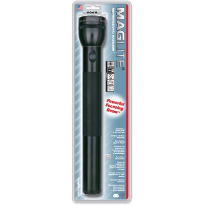 Mag Instrument S4D016 4-Cell D White Star Flashlight - Black Mag Instrument S4D016 4-Cell D White Star Flashlight - Black