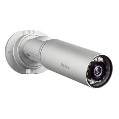 D Link DCS 7010L DCS 7010L HD Mini Bullet Outdoor Network Camera Network surveillance camera outdoor color Day Night 1280 x 720 fixed iris audio