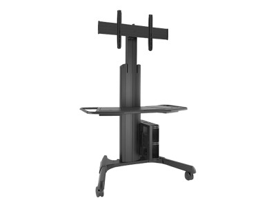 Chief Manufacturing LPAUB Fusion Large Manual Height Adjustable Mobile Cart LPAUB - Cart for video conferencing system - black - screen size: 40-71 Chief Manufacturing LPAUB Fusion Large Manual Height Adjustable Mobile Cart LPAUB - Cart for video conferencing system - black - screen size: 40-71