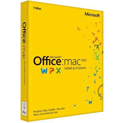 Office for Mac Home and Student 2011 -Single User (1 License)