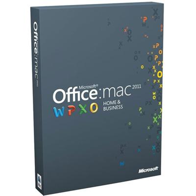 Office: Mac Home and Business 2011 PKC - License Medialess