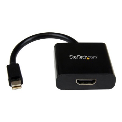 Startech Mdp2hds Mini Displayport To Hdmi Active Video And Audio Adapter Converter - Video Converter - Displayport - Black