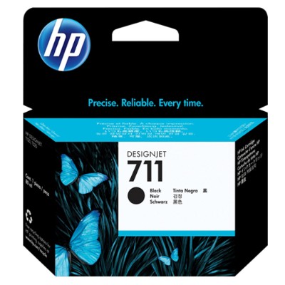 HP Inc. CZ133A 711 80 ml black original ink cartridge for DesignJet T120 ePrinter T520 ePrinter