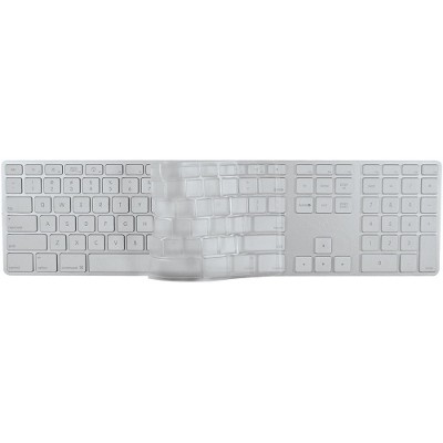 Ezquest X22308 Apple Wired Keyboard with Numeric Keypad US ISO Invisible Keyboard Cover