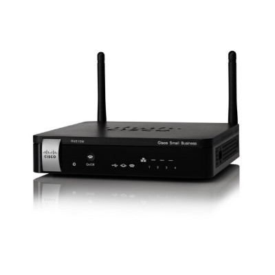 Cisco RV215W A K9 NA Small Business RV215W Wireless router 4 port switch 802.11b g n 2.4 GHz