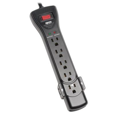TrippLite SUPER7B Surge Protector Power Strip 120V 7 Outlet 7 Cord 2160 Joules Black Surge protector 15 A AC 120 V 1.8 kW output connectors 7 blac
