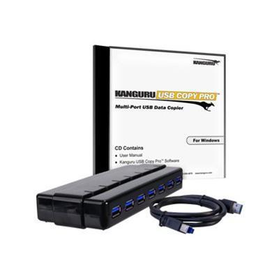 Kanguru Solutions KCP U3 Copy Pro USB3.0 Box pack Win with USB 3.0 7 port hub