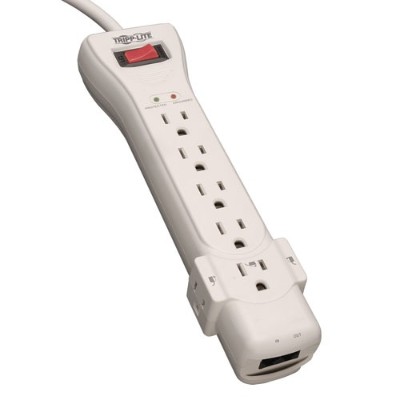 TrippLite SUPER7TEL Surge Protector Power Strip 120V 7 Outlet RJ11 7 Cord 2520 Joules Surge protector 15 A AC 120 V output connectors 7 attractive g