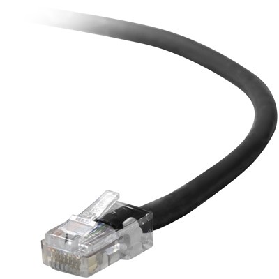 Belkin A3L791 25 M Patch cable RJ 45 M to RJ 45 M 25 ft UTP CAT 5e molded gray for Omniview SMB 1x16 SMB 1x8 OmniView IP 5000HQ OmniView SM