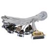 8-port DTE DB-9 Male RS-232 Fan-out Cable
