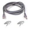 10Ft. RJ45 FastCAT 5e Patch Cable Snagless Molded Grey