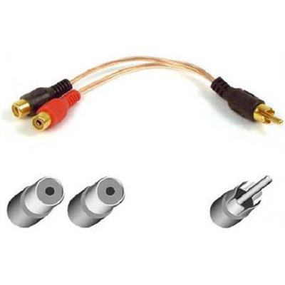 RCA Plug Y Adapter - audio adapter