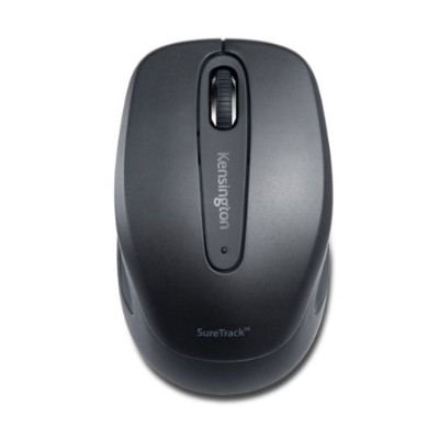 Kensington K72437AM SureTrack Mouse laser 3 buttons wireless Bluetooth Bluetooth USB adapter black