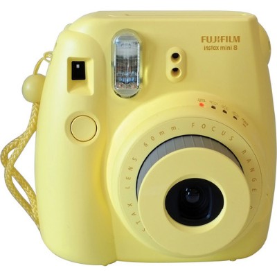 Fujifilm 16273441 Instax Mini 8 - Instant camera - lens: 60 mm - yellow Fujifilm 16273441 Instax Mini 8 - Instant camera - lens: 60 mm - yellow