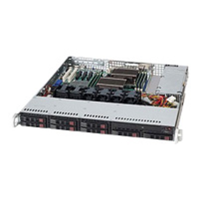Super Micro CSE 113TQ 600CB Supermicro SC113 TQ 600CB Rack mountable 1U enhanced extended ATX SATA SAS hot swap 600 Watt black