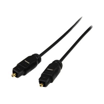 StarTech.com THINTOS15 15 ft Thin Toslink Digital Optical SPDIF Audio Cable - Digital audio cable (optical) - SPDIF - TOSLINK (M) to TOSLINK (M) - 15 ft - fiber StarTech.com THINTOS15 15 ft Thin Toslink Digital Optical SPDIF Audio Cable - Digital audio cable (optical) - SPDIF - TOSLINK (M) to TOSLINK (M) - 15 ft - fiber