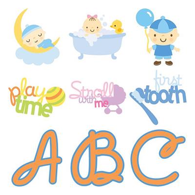 Provo Craft and Novelty 2000595 Cricut Baby Steps Cartridge Provo Craft and Novelty 2000595 Cricut Baby Steps Cartridge