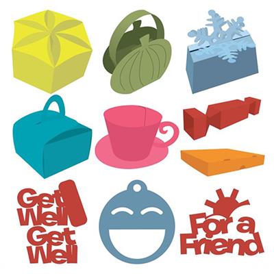 Provo Craft And Novelty 2001228 Cricut Tags  Bags  Boxes & More 2 Cartridge