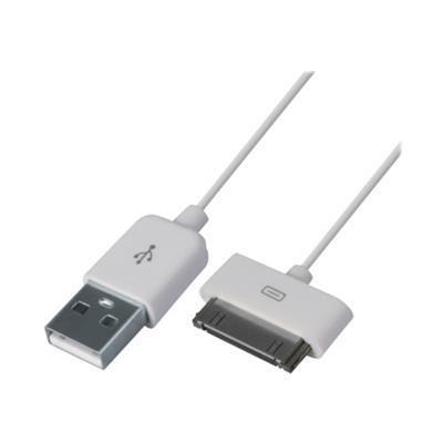 4XEM 4XUSB2APPL3FT Charging data cable USB M to Apple Dock M 3 ft white for Apple iPad iPhone iPod Apple Dock