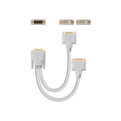 Belkin F2CM036B01 DVI splitter - DVI-I (M) to DVI-I (F) - 1 ft Belkin F2CM036B01 DVI splitter - DVI-I (M) to DVI-I (F) - 1 ft