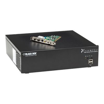 Black Box ICPS-2U-SU-N-D iCOMPEL P Series 4K DVB-T TV Capture - Digital signage player - Intel Core i3 - RAM 2 GB - HDD 500 GB Black Box ICPS-2U-SU-N-D iCOMPEL P Series 4K DVB-T TV Capture - Digital signage player - Intel Core i3 - RAM 2 GB - HDD 500 GB
